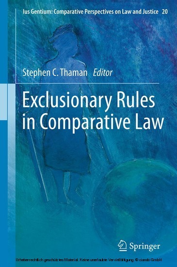 Exclusionary Rules in Comparative Law main product photo