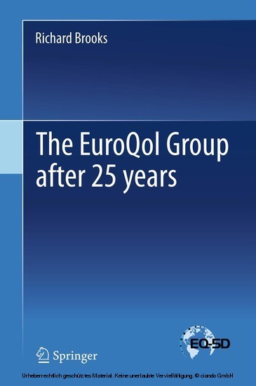 The EuroQol Group after 25 years main product photo