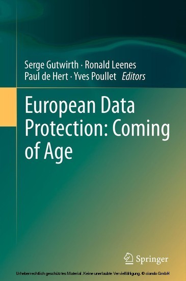 European Data Protection: Coming of Age main product photo