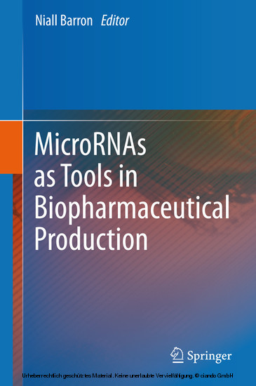 MicroRNAs as Tools in Biopharmaceutical Production main product photo