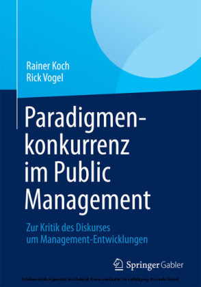 Paradigmenkonkurrenz im Public Management