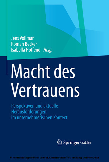 Macht des Vertrauens main product photo