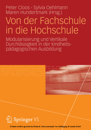 Von der Fachschule in die Hochschule