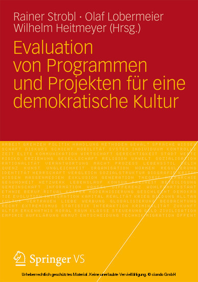 Evaluation von Programmen und Projekten für eine demokratische Kultur main product photo