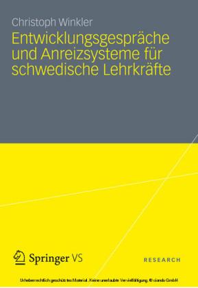 Entwicklungsgespräche und Anreizsysteme für schwedische Lehrkräfte