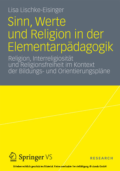 Sinn, Werte und Religion in der Elementarpädagogik main product photo