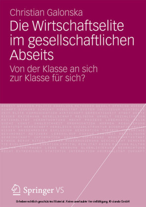 Die Wirtschaftselite im gesellschaftlichen Abseits