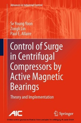 Control of Surge in Centrifugal Compressors by Active Magnetic Bearings