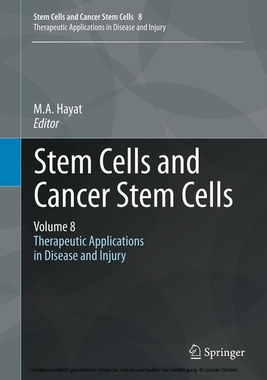 Stem Cells and Cancer Stem Cells, Volume 8 main product photo