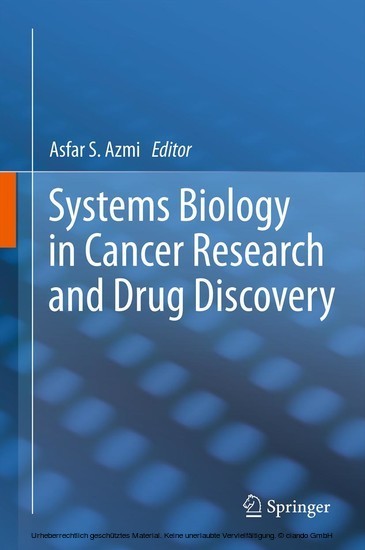 Systems Biology in Cancer Research and Drug Discovery main product photo