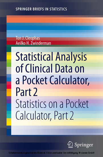 Statistical Analysis of Clinical Data on a Pocket Calculator, Part 2 main product photo