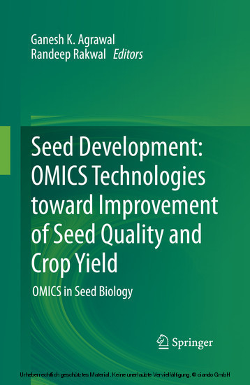 Seed Development: OMICS Technologies toward Improvement of Seed Quality and Crop Yield main product photo
