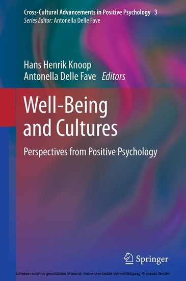 Well-Being and Cultures main product photo