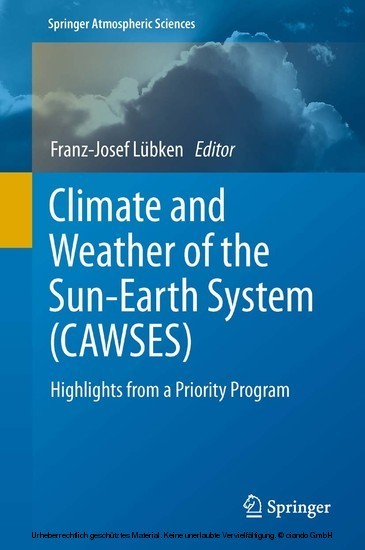 Climate and Weather of the Sun-Earth System (CAWSES) main product photo