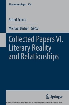 Collected Papers VI. Literary Reality and Relationships