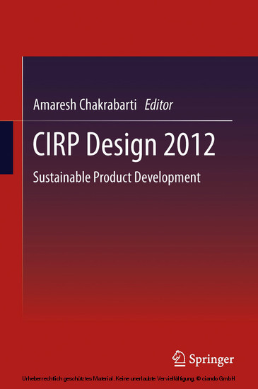 CIRP Design 2012 main product photo