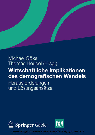 Wirtschaftliche Implikationen des demografischen Wandels main product photo