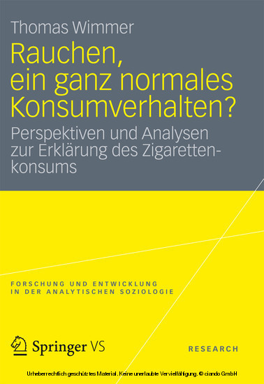 Rauchen, ein ganz normales Konsumverhalten? main product photo
