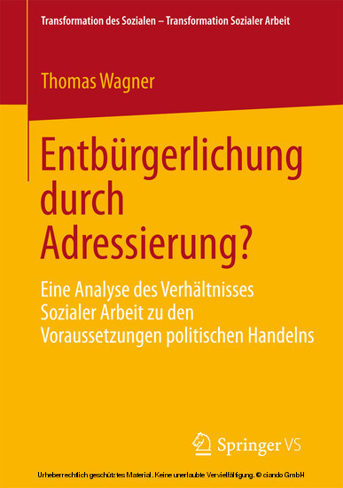 Entbürgerlichung durch Adressierung? main product photo