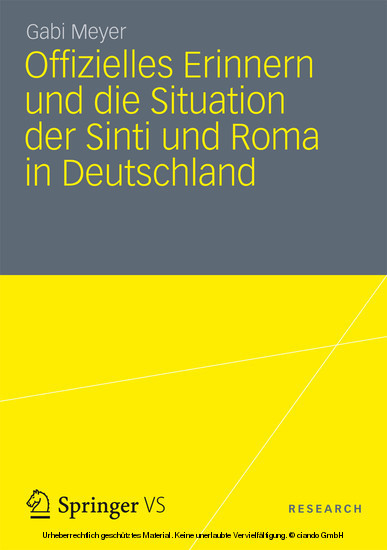 Offizielles Erinnern und die Situation der Sinti und Roma in Deutschland main product photo