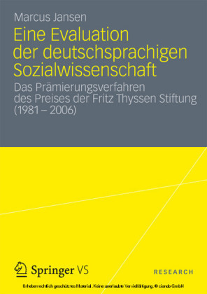 Eine Evaluation der deutschsprachigen Sozialwissenschaft