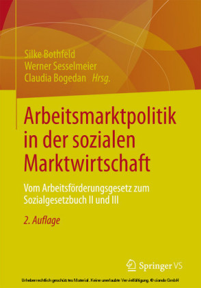 Arbeitsmarktpolitik in der sozialen Marktwirtschaft