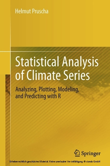 Statistical Analysis of Climate Series main product photo