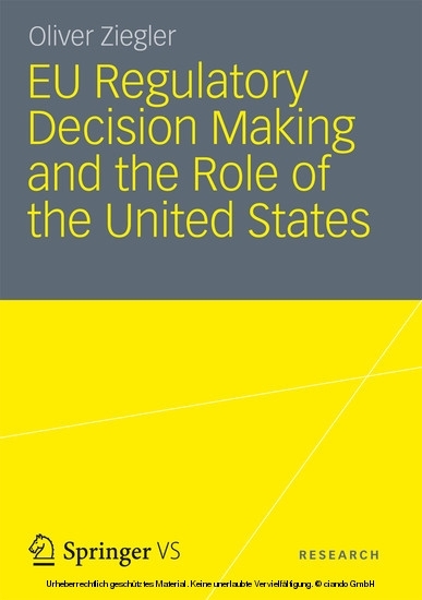 EU Regulatory Decision Making and the Role of the United States main product photo