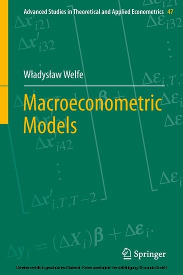 Macroeconometric Models main product photo