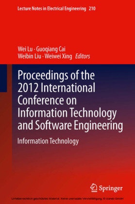 Proceedings of the 2012 International Conference on Information Technology and Software Engineering