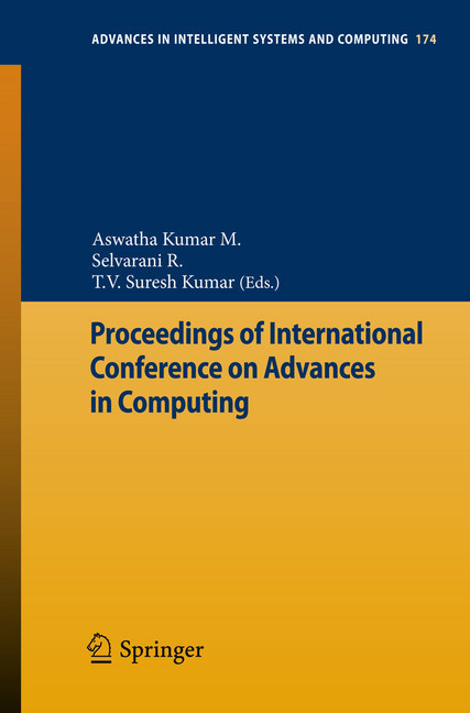 Proceedings of International Conference on Advances in Computing main product photo