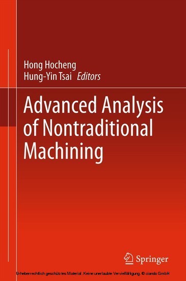Advanced Analysis of Nontraditional Machining main product photo