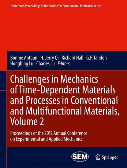 Challenges in Mechanics of Time-Dependent Materials and Processes in Conventional and Multifunctional Materials, Volume 2 main product photo