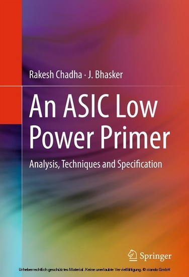 An ASIC Low Power Primer main product photo