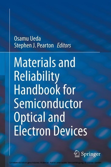 Materials and Reliability Handbook for Semiconductor Optical and Electron Devices main product photo