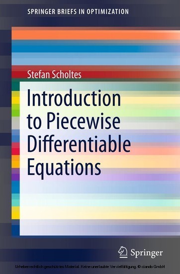 Introduction to Piecewise Differentiable Equations main product photo