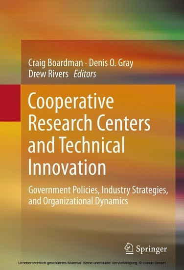 Cooperative Research Centers and Technical Innovation main product photo
