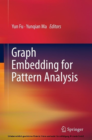 Graph Embedding for Pattern Analysis main product photo