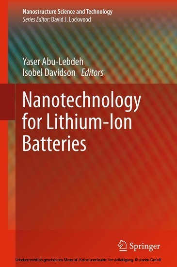 Nanotechnology for Lithium-Ion Batteries main product photo