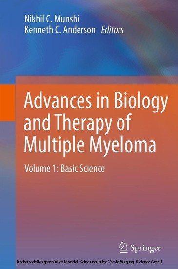 Advances in Biology and Therapy of Multiple Myeloma main product photo
