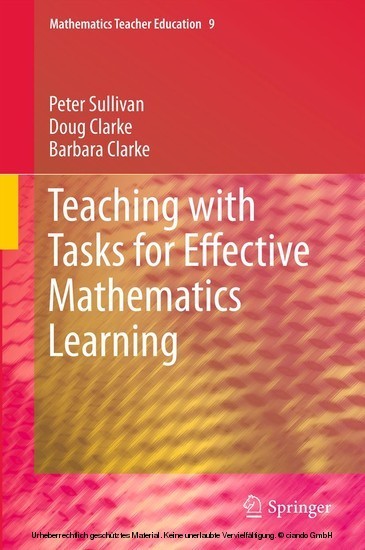 Teaching with Tasks for Effective Mathematics Learning main product photo