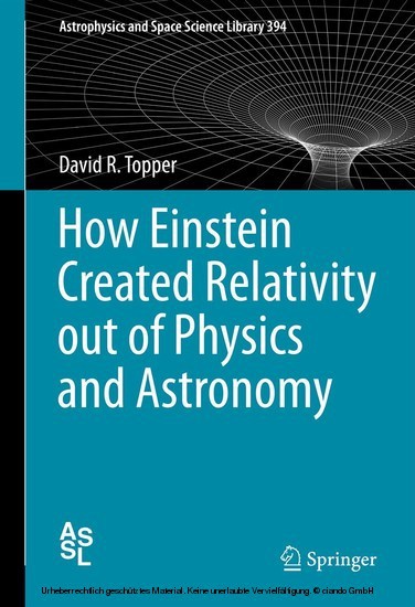 How Einstein Created Relativity out of Physics and Astronomy main product photo