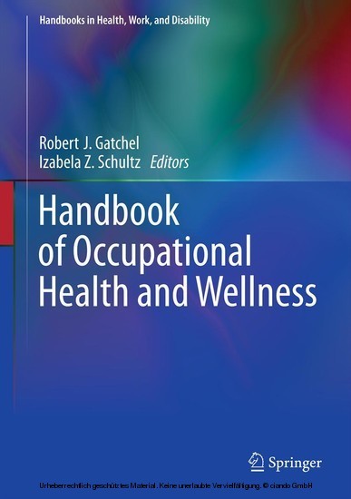 Handbook of Occupational Health and Wellness main product photo