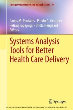 Systems Analysis Tools for Better Health Care Delivery