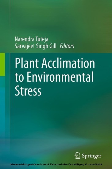 Plant Acclimation to Environmental Stress main product photo