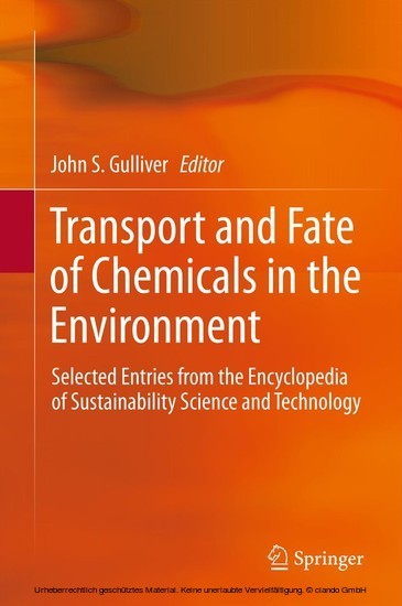 Transport and Fate of Chemicals in the Environment main product photo