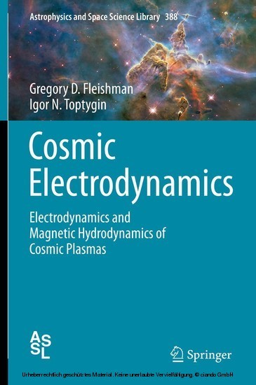 Cosmic Electrodynamics main product photo