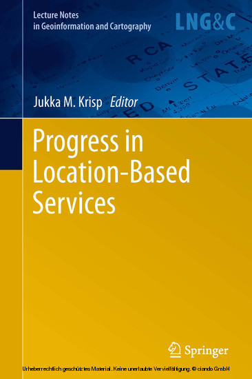 Progress in Location-Based Services main product photo