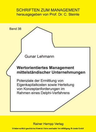 Wertorientiertes Management mittelständischer Unternehmungen