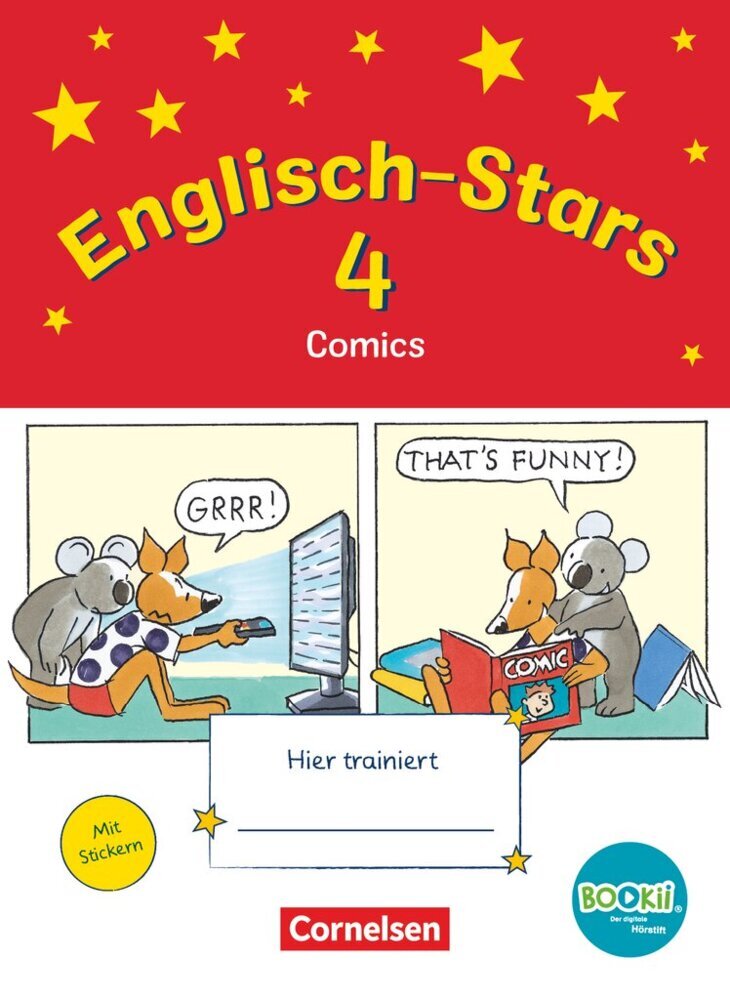 Englisch-Stars - BOOKii-Ausgabe - 4. Schuljahr - Comics main product photo